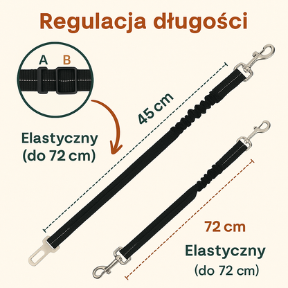 Smycz samochodowa - PsiePasy™